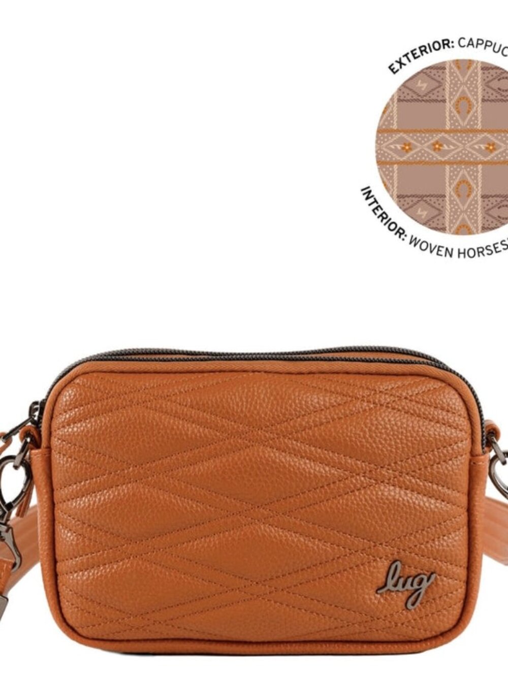 LUG - Coupe Classic VL Convertible Crossbody in Cappuccino